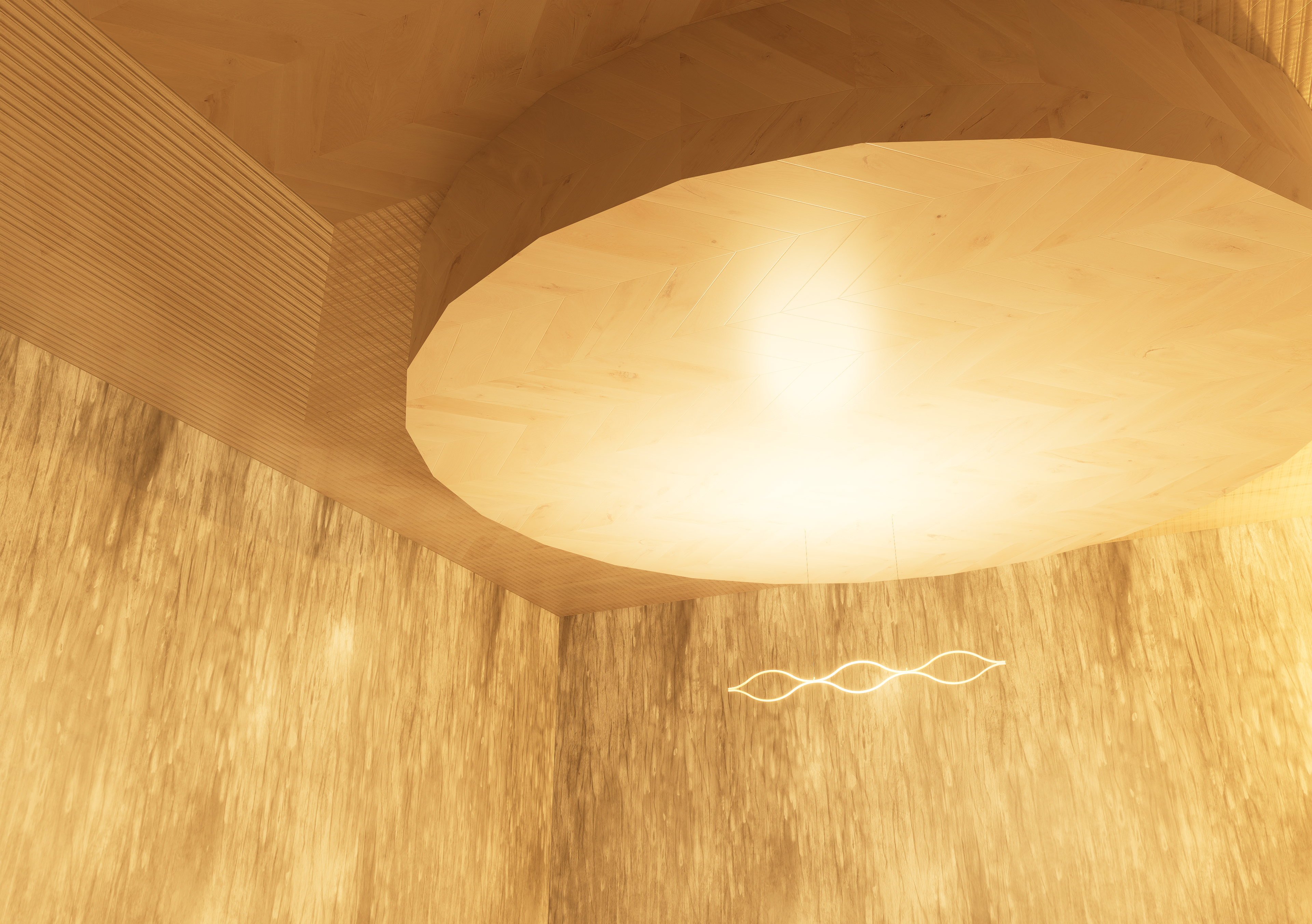 Warm Minimalist Interior Design Main View